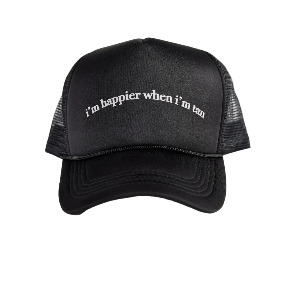 I'm Happier When I'm Tan - Trucker Hat